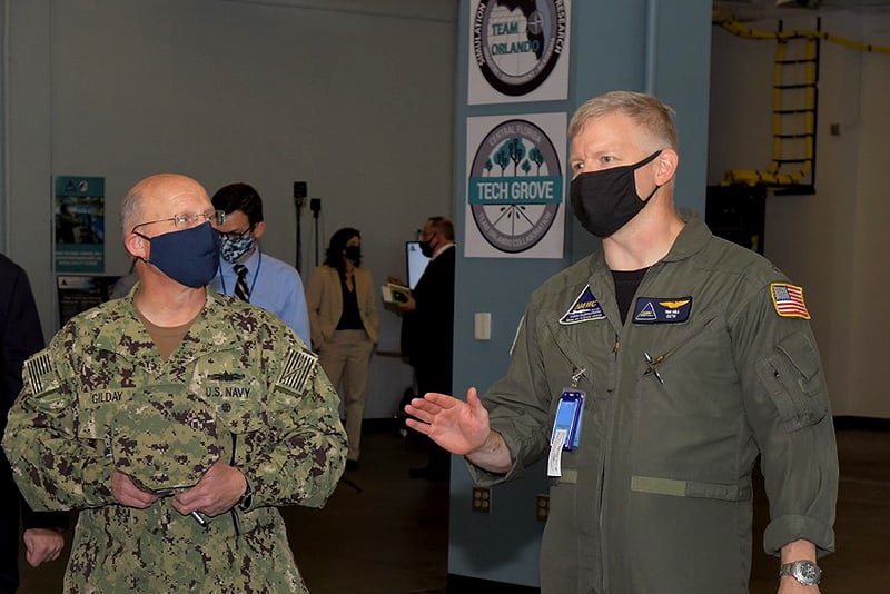 Chief of Naval Operations is Tech Grove’s First Official Visitor
