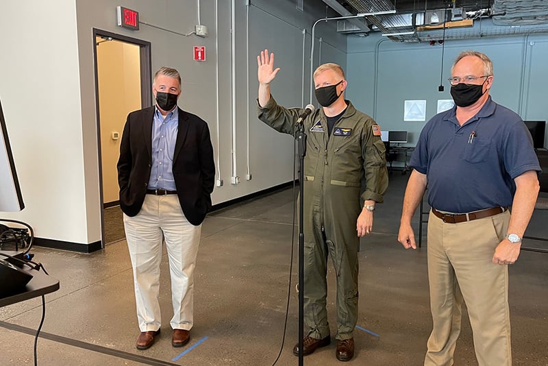 NAWCTSD Broadcasts Townhall from Tech Grove