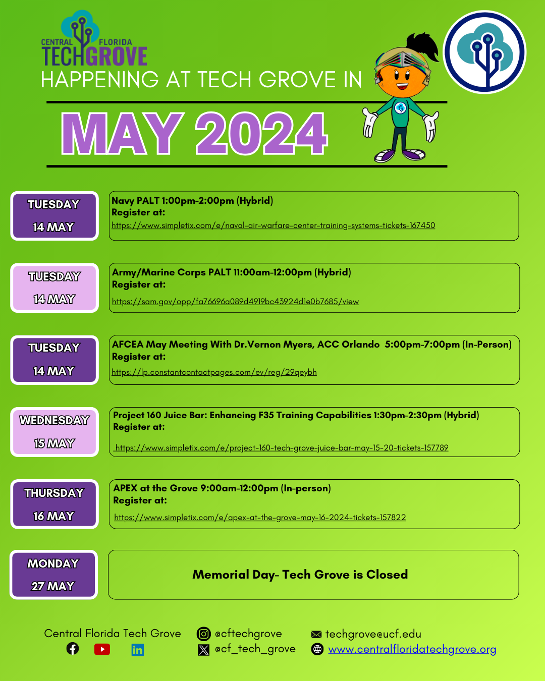 Image of May Events resource
